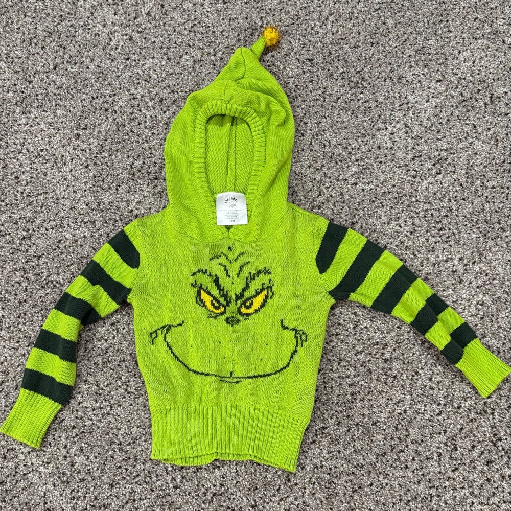 Dr. Seuss Grinch Sweater - 12M